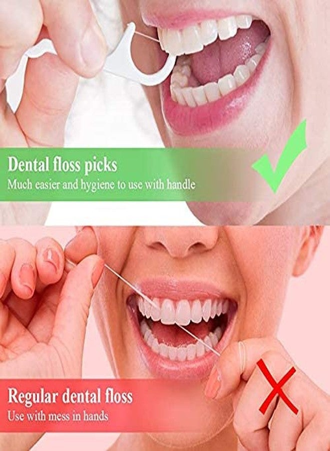 Aternal 30Pcs Dental Floss Toothpicks - Teeth Cleaning Flosses, Double Sided Tooth Picks Threads Tooth Flossing Tool Plastic Oral Care Tool for Kids & Adults - Image 4